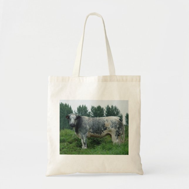 Cow Belgian Blue Tote Bag (Front)