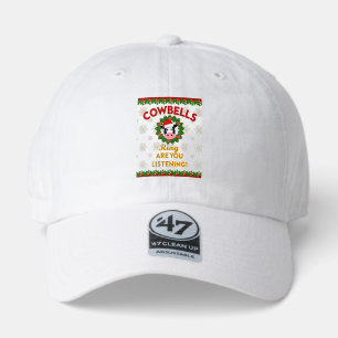 Cow Bells Ring are you Listening Christmas Funny C 47 Brand Hat