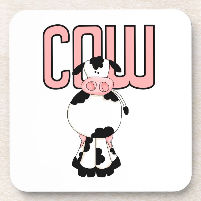 COW BEVERAGE COASTER (Front)