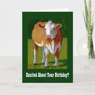 COW BIRTHDAY CARD