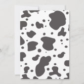 Cow Birthday Party Animal Print Pattern Adult Invitation | Zazzle