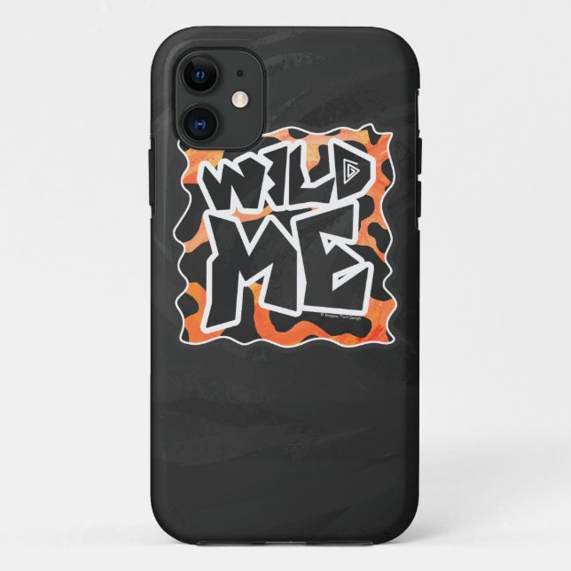 Cow Black and Orange Wild Me Case-Mate iPhone Case (Back)