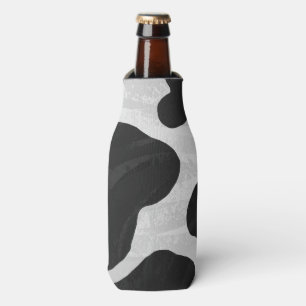 Cow Black and White Print Bottle Cooler