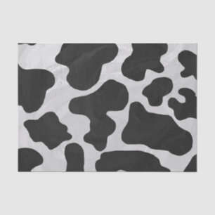 Cow Black and White Print Tissue Paper