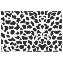 Cow Black and White Spots Tissue Paper