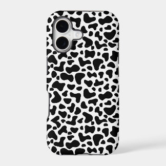 Cow Black White patch's iPhone 17 Case