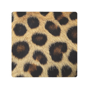 Cow Black White Spots Fur Metal Print