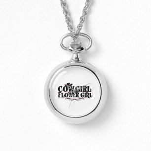 Cow Boy Flower Girl Watch