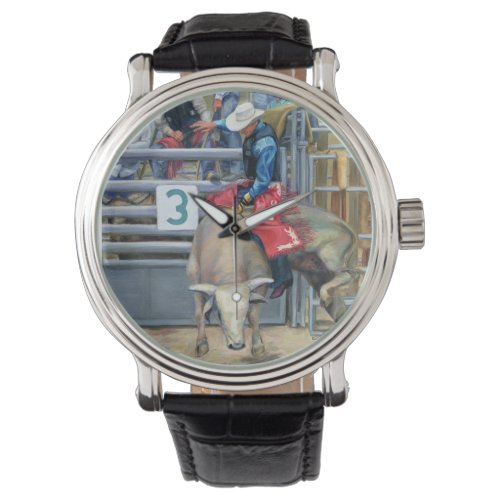 Cow Boy Ride Watch