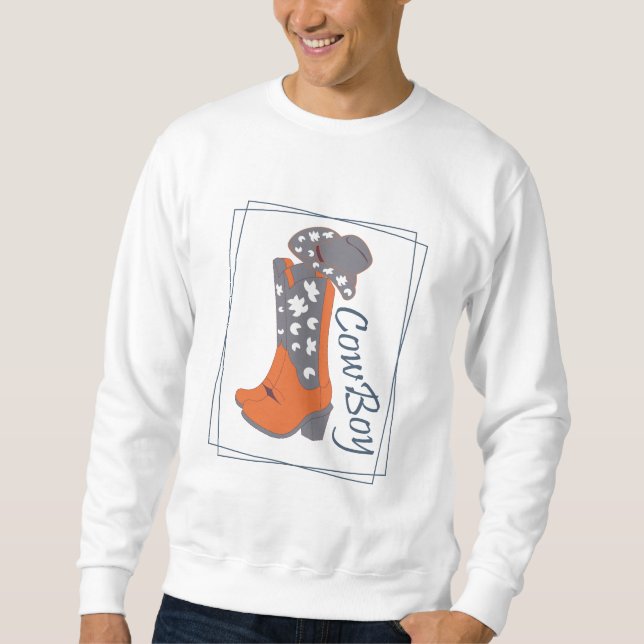 Cow boy sweatshirt (Front)