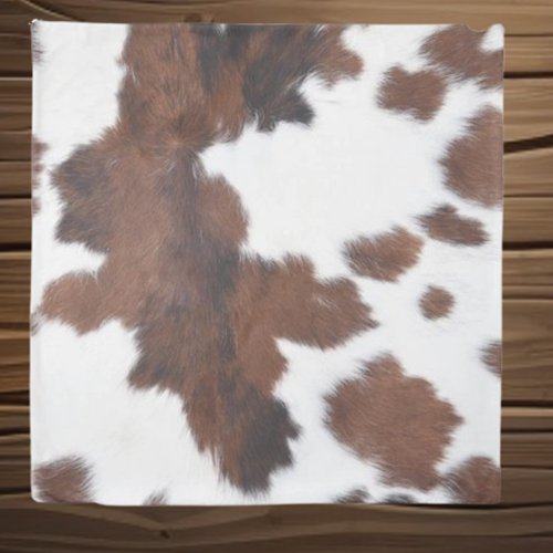 Cow Brown and White cow pattern