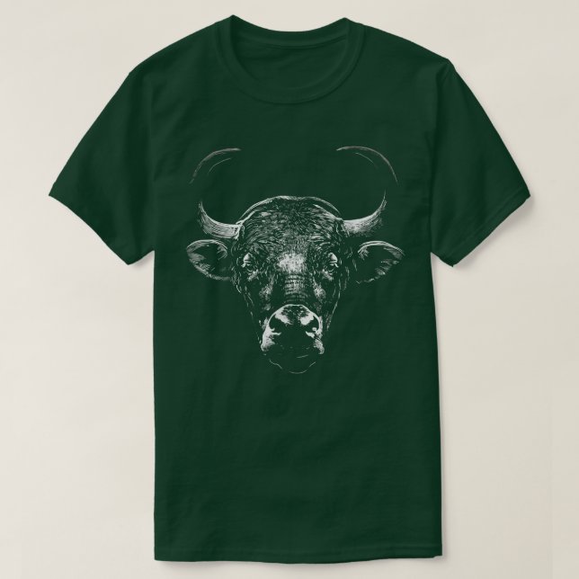 Cow Bull Beef Farmers Gifts Farm Log Breeder  T-Shirt (Design Front)