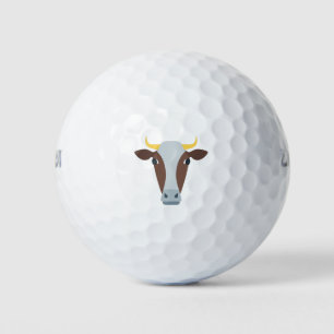 Cow Bull Head Golf Balls