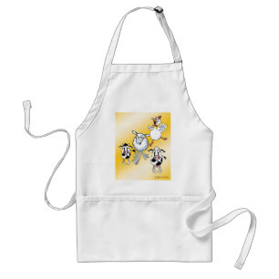 Cow, Bull, Sheep and Chicken BBQ Apron. Adult Apron