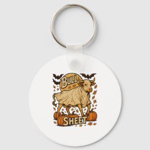 Cow Bull Sheet Halloween Keychain