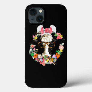 Cow Bunny Ears Happy Easter Farming Farmer iPhone 13 Case