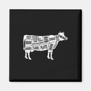 Cow Butcher Tees Magnet