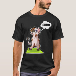 Cow Calf Yoga Poses Sport Gymnastics Ohm Heartbeat T-Shirt