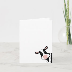 Cow card, custom card, card