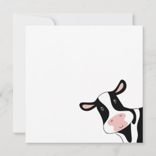 Cow card, custom card, card
