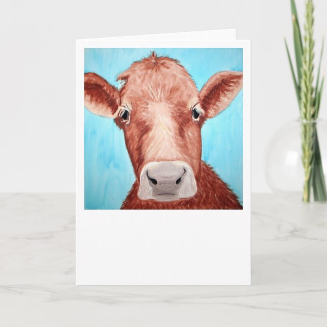 Cow Card - Customize it! (Front)