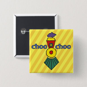 Cow Catcher Engine Pinback Button