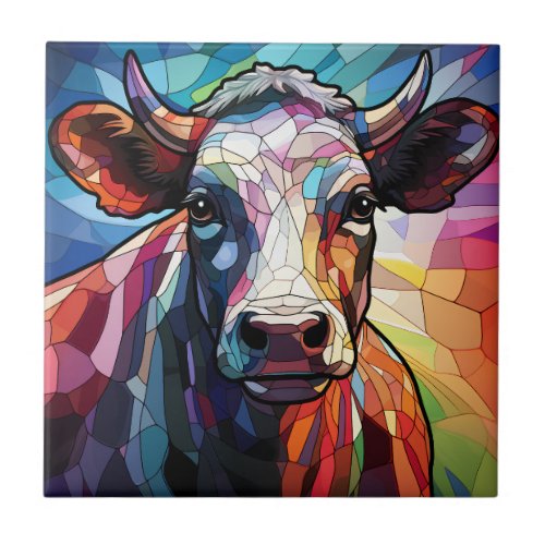 Cow Ceramic Tile