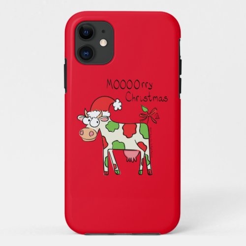 Cow Christmas Cute Kids iPhone 11 Case