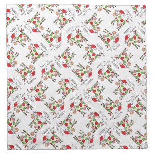 Cow Christmas Cute Kids Cloth Napkin