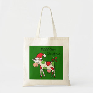 Cow Christmas Cute Kids Tote Bag