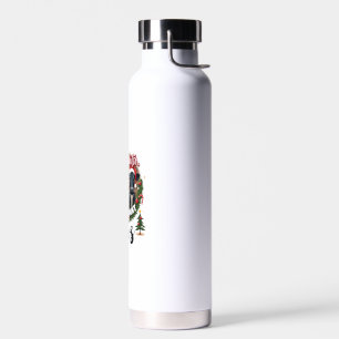 Cow Christmas Dear Santa I Just Want Cows Funny Br Water Bottle