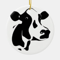 Cow Christmas Ornament