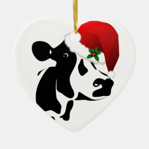 Cow Christmas Ornament