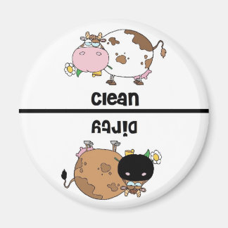 Cow Clean Dirty Dishwasher Magnet