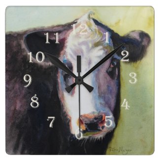 Cow Clock II - Designed by Ohio Artist Terri Meyer