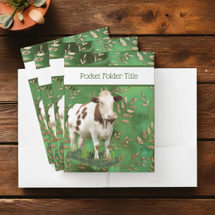 Cow Concept Pocket Folder