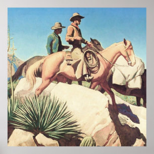 “Cow Country” by Maynard Dixon Poster
