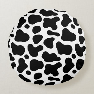 Cow Cow Round Pillow
