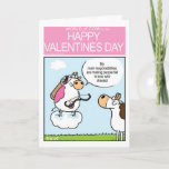 Cow Cupid Holiday Card at Zazzle