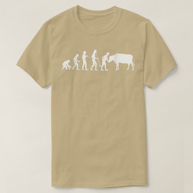Cow Dairy Farmers Farmers Cows Breeder Agriculture T-Shirt (Design Front)