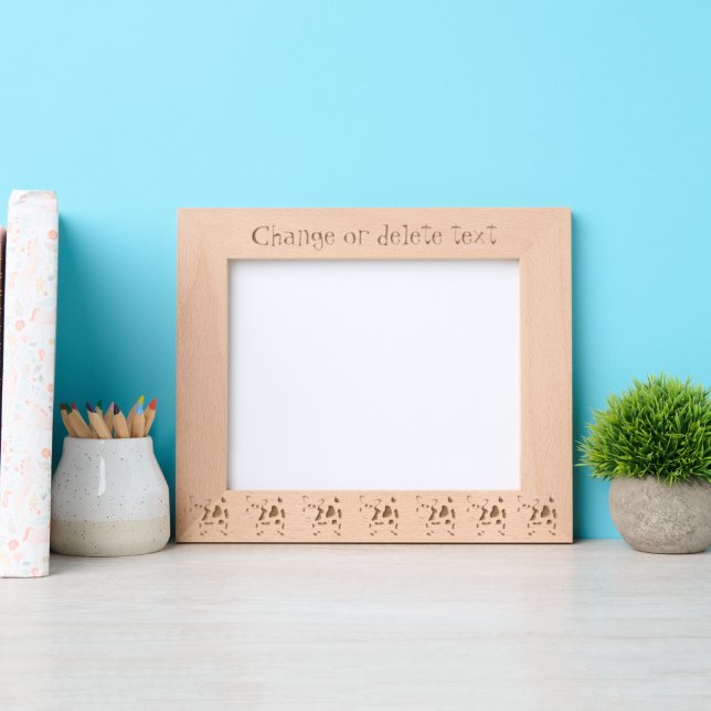 Cow Design Engraved Frames (Front)