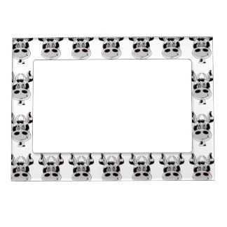 Cow Design Magnetic Photo Frame