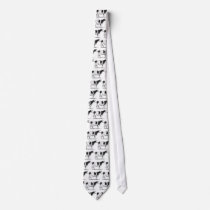 Cow Design Neck Tie