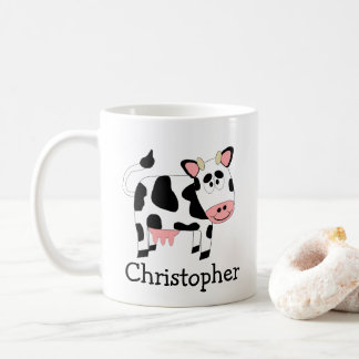 Cow Design Personalised Coffee Mug