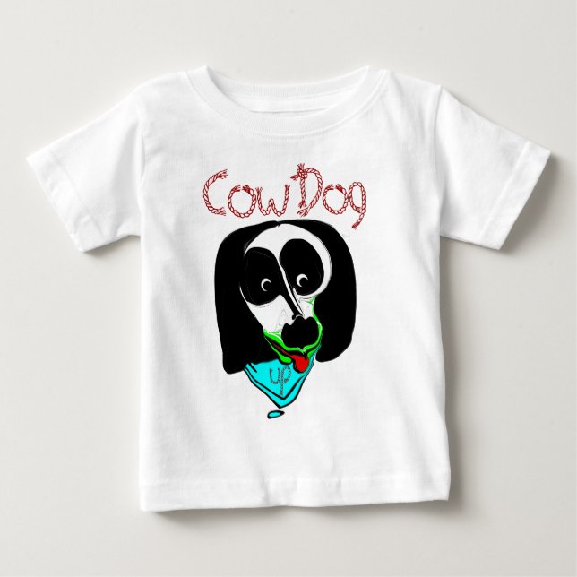 Cow Dog Baby T-Shirt (Front)