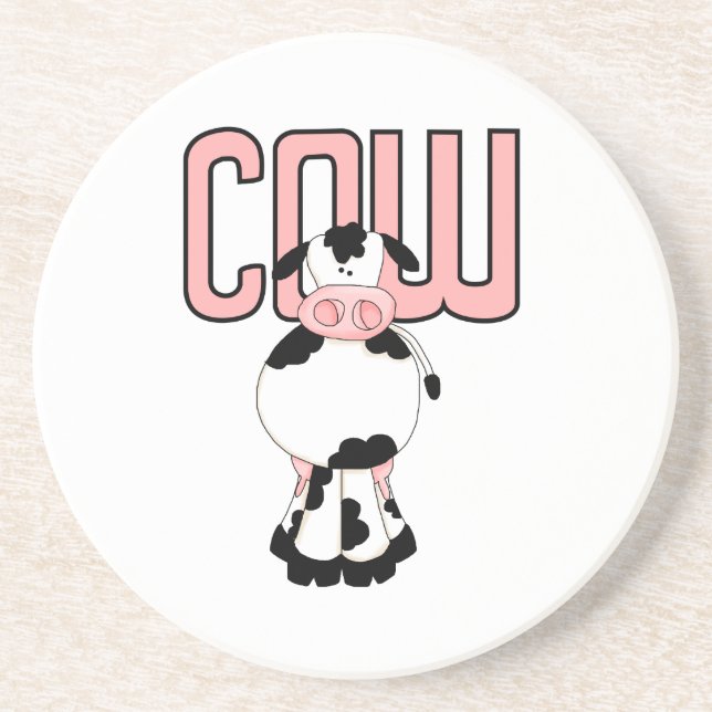 COW DRINK COASTER (Front)