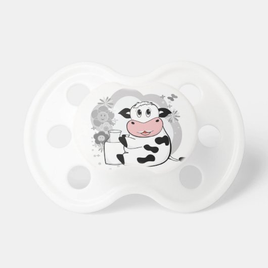 Cow drinking milk pacifier (Front)