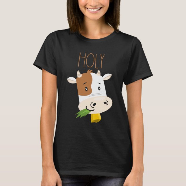 Cow Farm Animals Pun T-Shirt (Front)