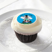 Cow Farm Animals Themed Baby Shower or Birthday Edible Frosting Rounds (Cupcake)