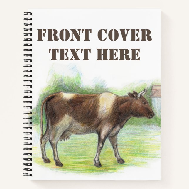 Cow farm  notebook (Front)